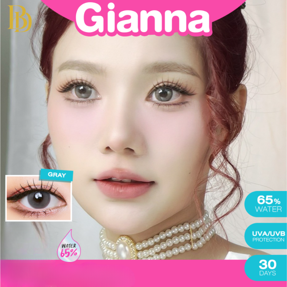 Gianna Gray fashion contact lenses – close-up on eye
