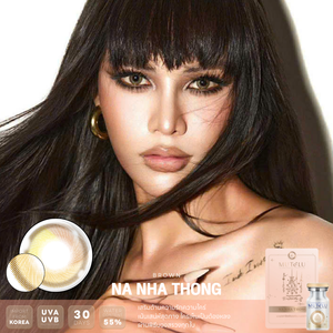 Na Nha Thong Brown Lenses by MUTeLU Lens – full-face photo showing fashion lens effect