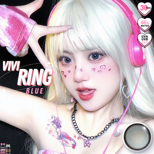 Vivi Ring Blue Lenses by Wink Lens – product detail and lens design zoom